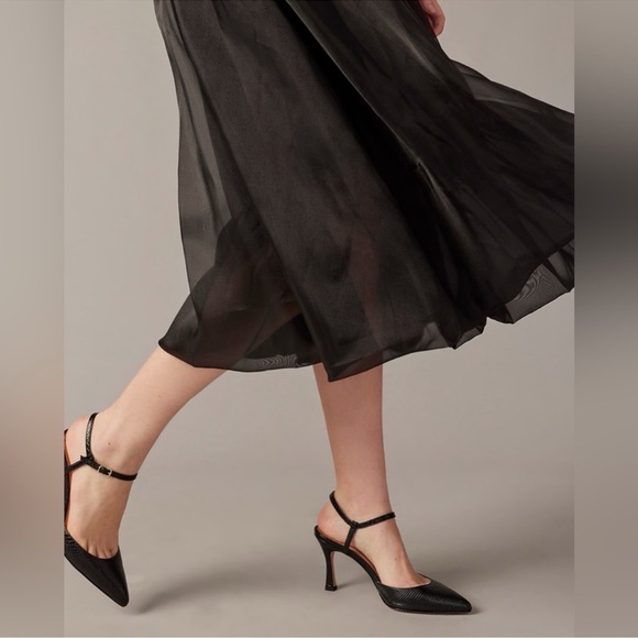 NWT J Crew Collection bubble-skirt drop-waist dress in organza BU351 - Picture 3 of 12